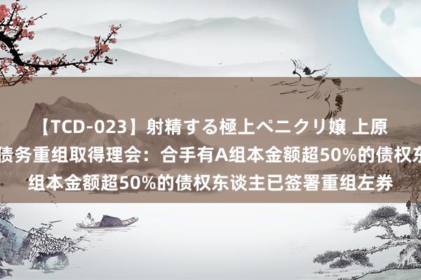 【TCD-023】射精する極上ペニクリ嬢 上原のぞみ 远洋集团境外债务重组取得理会:合手有A组本金额超50%的债权东谈主已签署重组左券