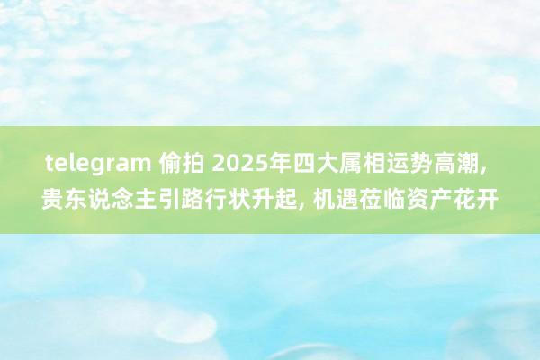 telegram 偷拍 2025年四大属相运势高潮, 贵东说念主引路行状升起, 机遇莅临资产花开