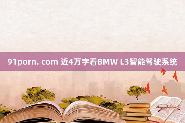 91porn. com 近4万字看BMW L3智能驾驶系统